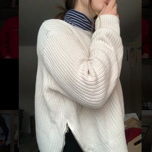 H&M Oversize Side-Zip Sweater